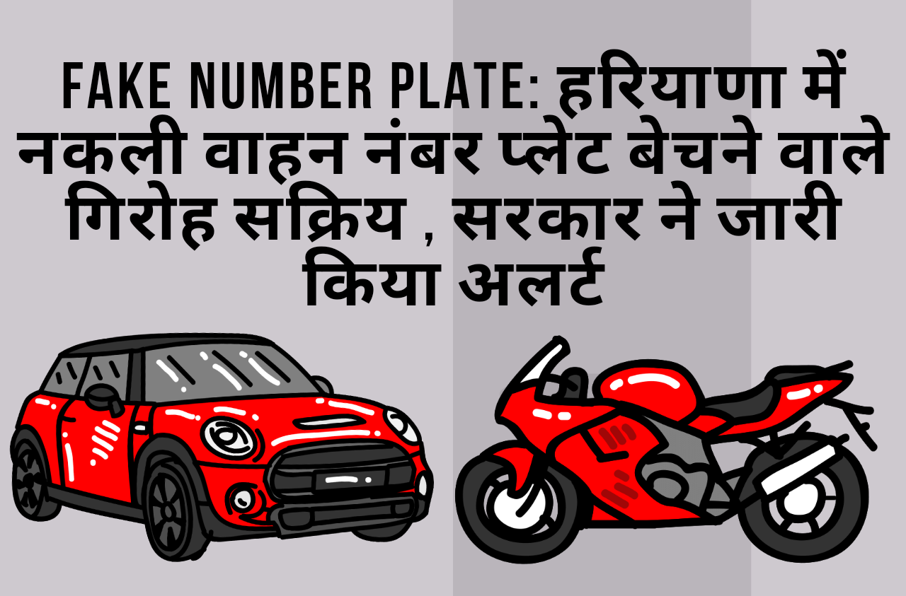 FAKE NUMBER PLATE 